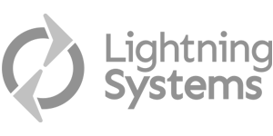 Lightning Systems Logo - Grayscale
